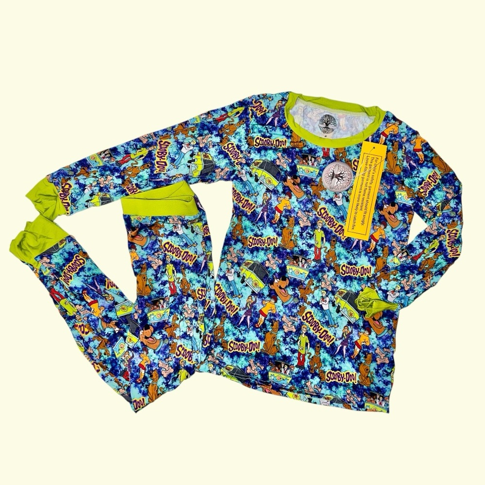 NWT Bamboo Scooby Pj Set